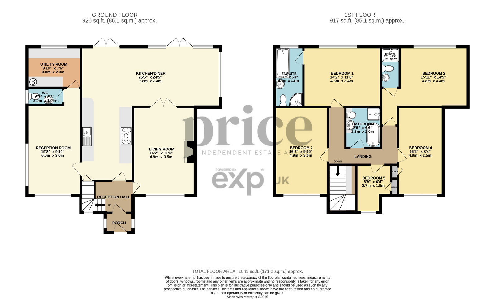 1, Wheeldale Drive, York floorplan