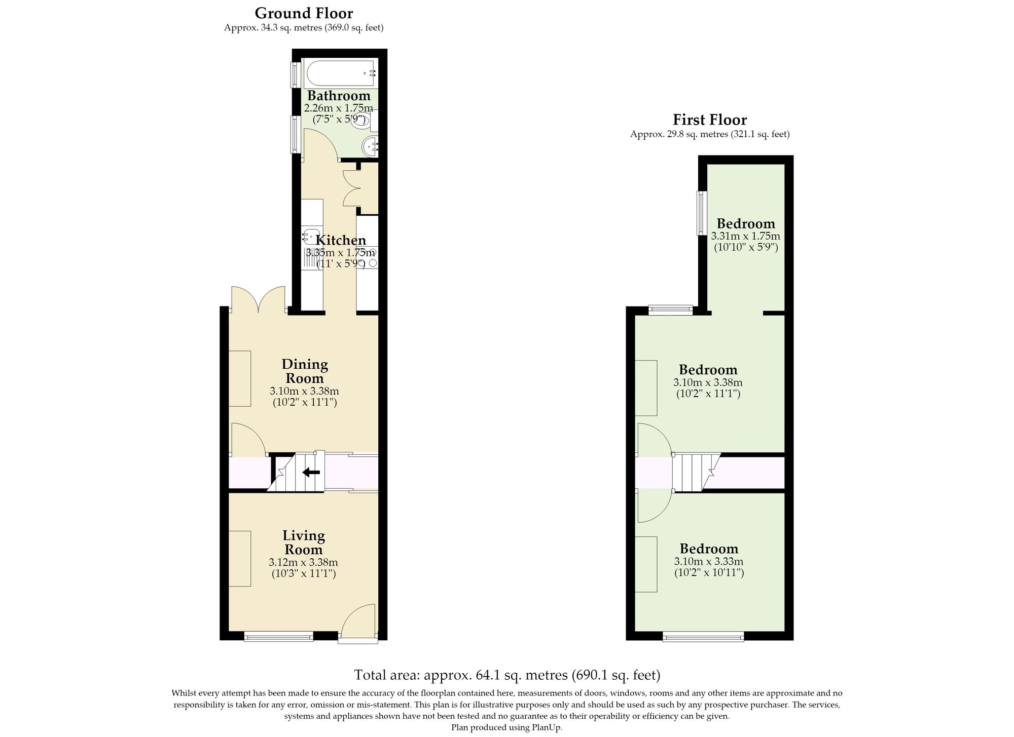 27 Cess Road, Great Yarmouth floorplan
