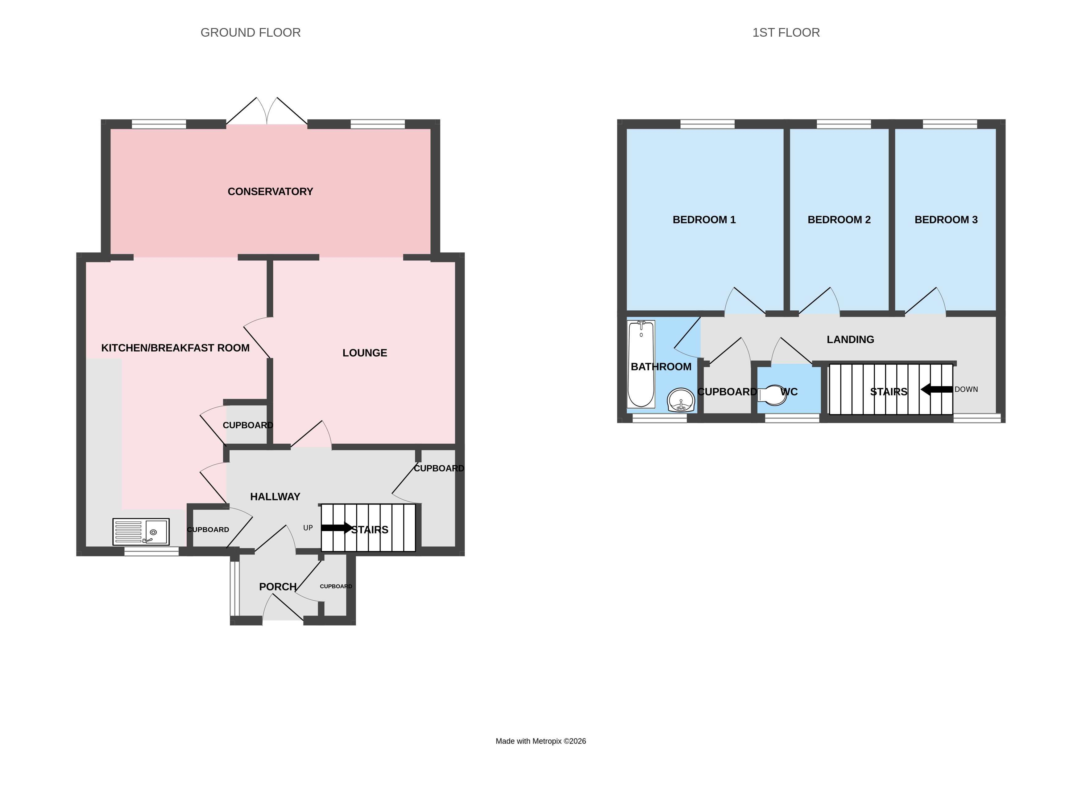1, Fancy Walk, Staffordshire floorplan