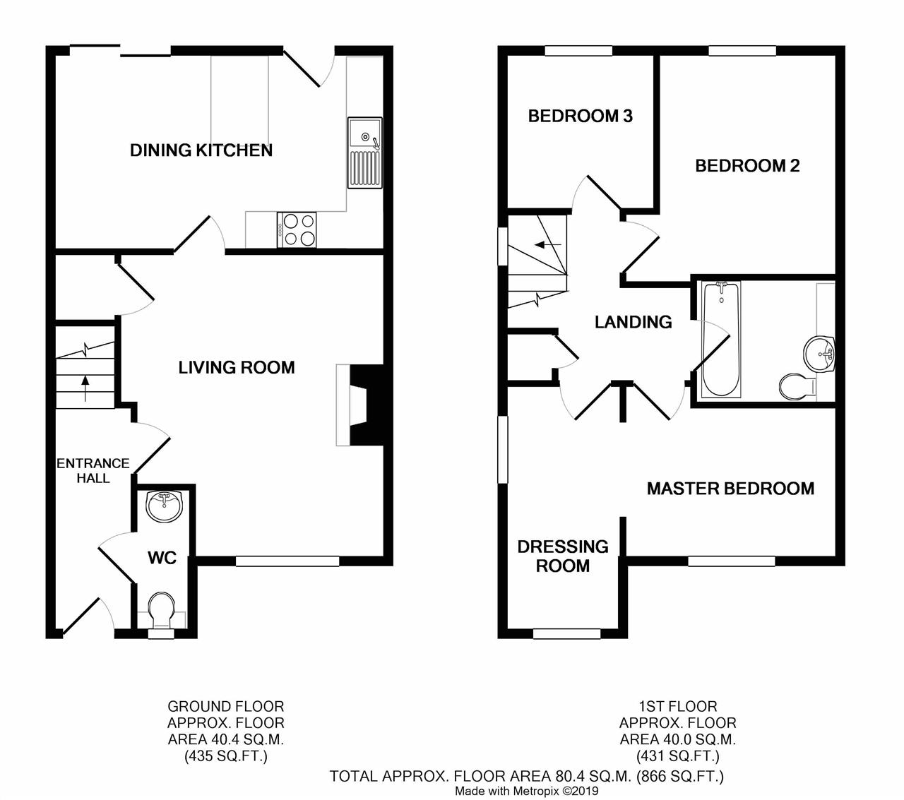 3 Bedrooms  for sale in Kilne Place, Livingston EH54