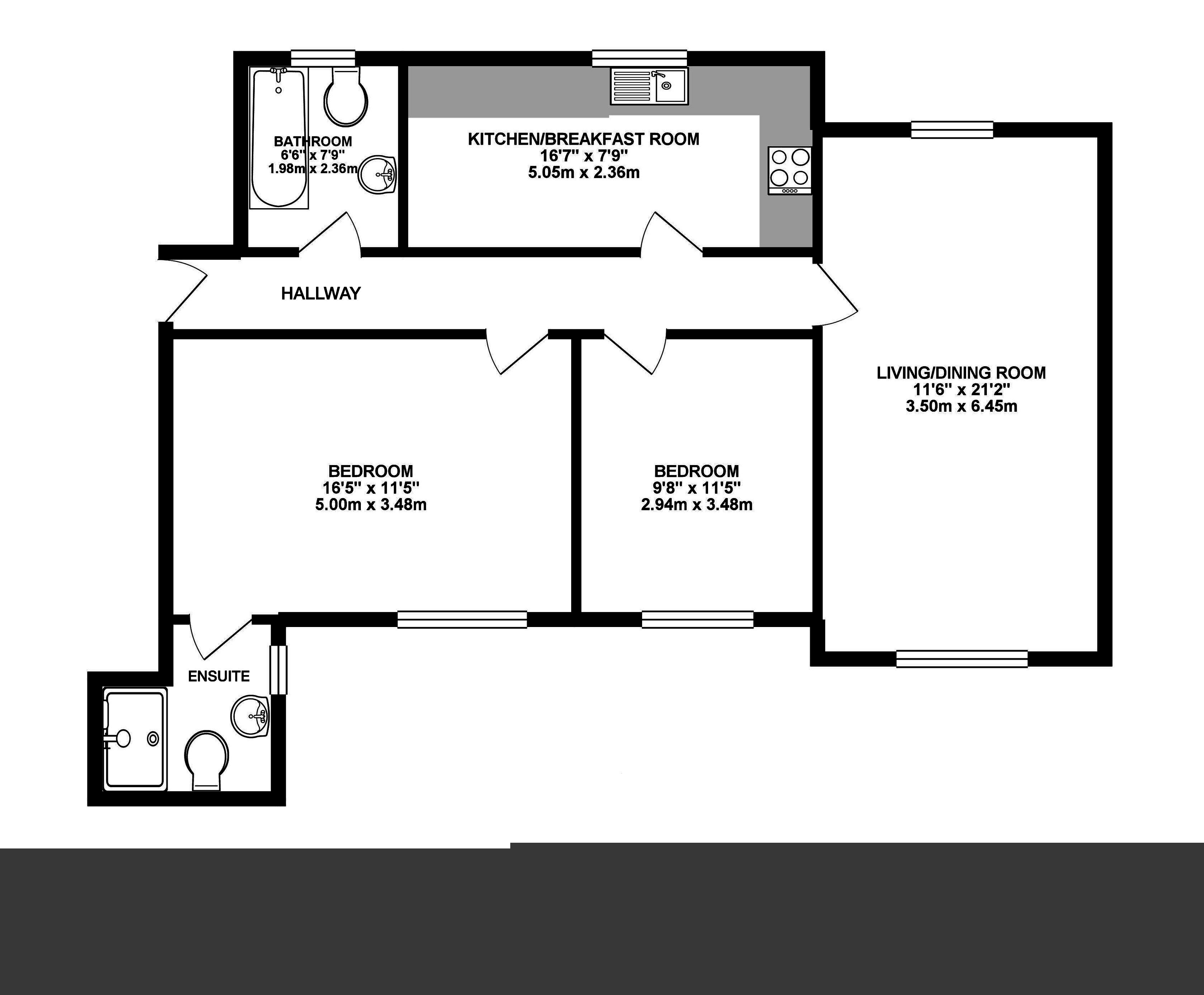 2 Bedrooms Flat for sale in Halimote Road, Aldershot, Hampshire GU11