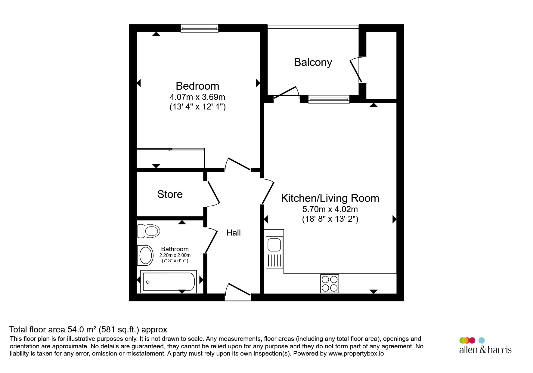 168, Wilson House, Armstrong Road, OXFORD floorplan