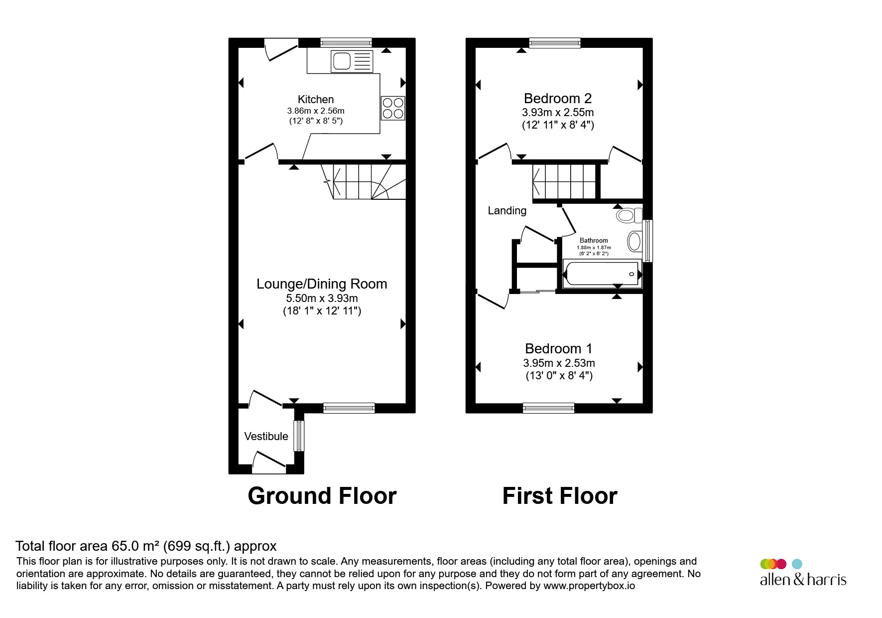 48, Tanzieknowe Road, GLASGOW floorplan