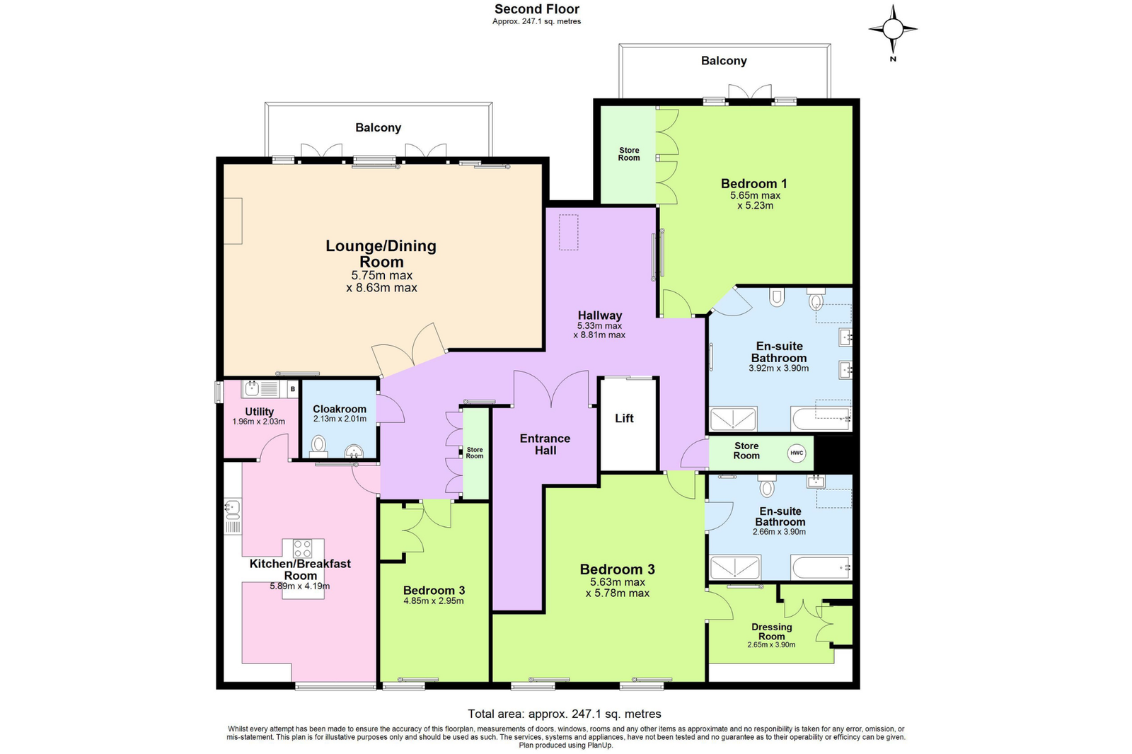 190,Flat 5, Harborne Road, Birmingham floorplan