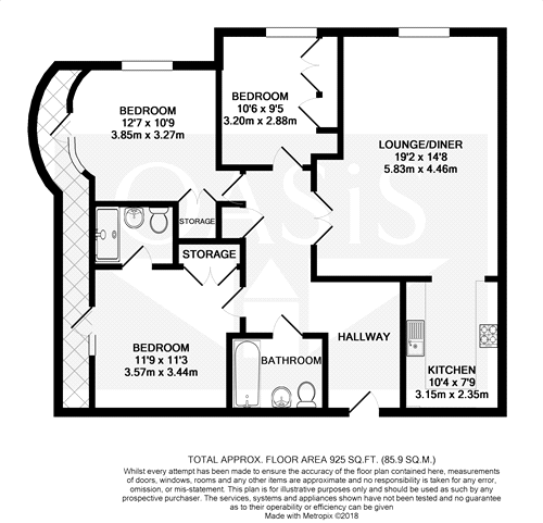 3 Bedrooms Flat for sale in Thames Edge Court, Clarence Street, Staines-Upon-Thames, Surrey TW18