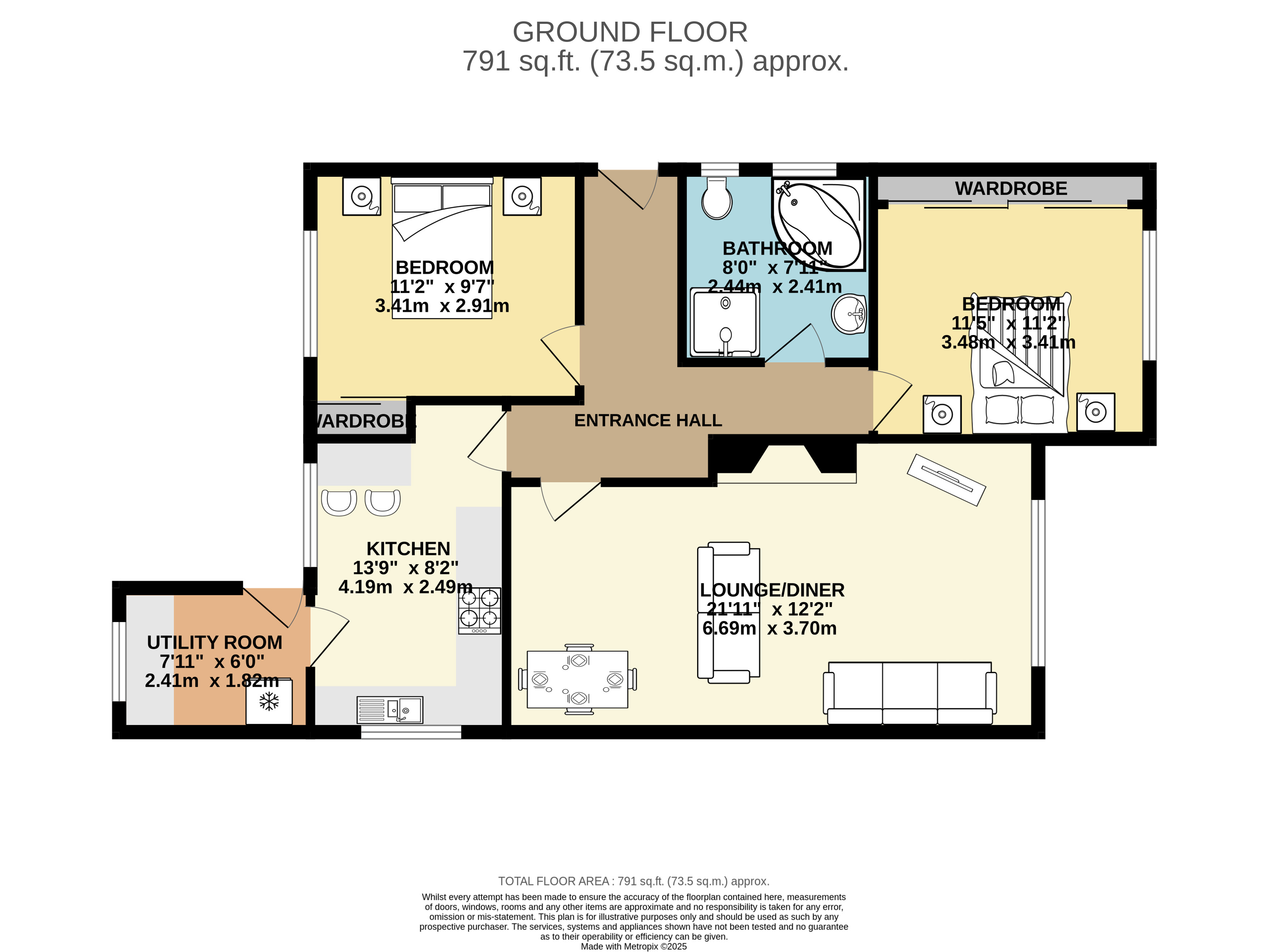 38, Windam Drive, Doncaster floorplan