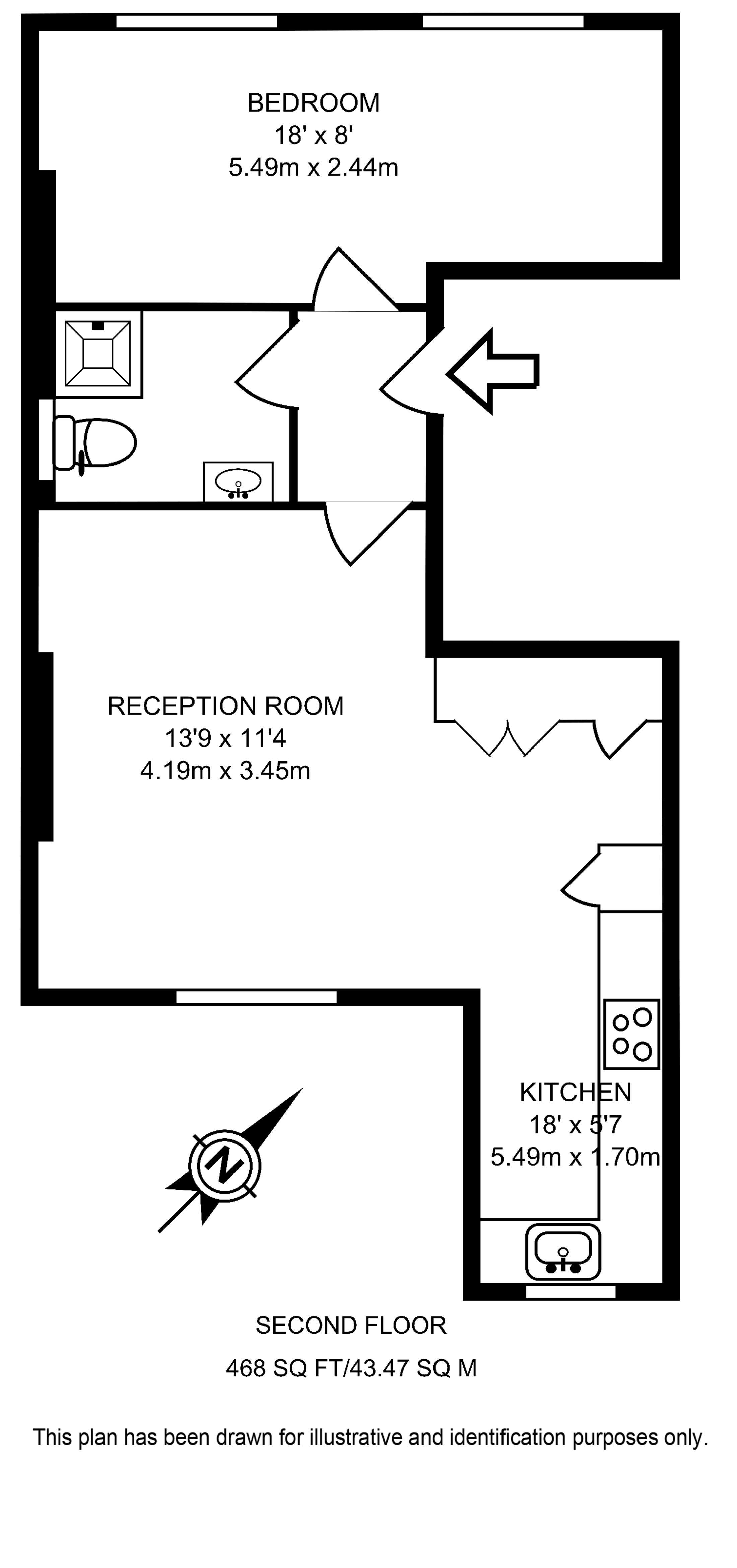 Bird In Bush Road, Peckham floorplan
