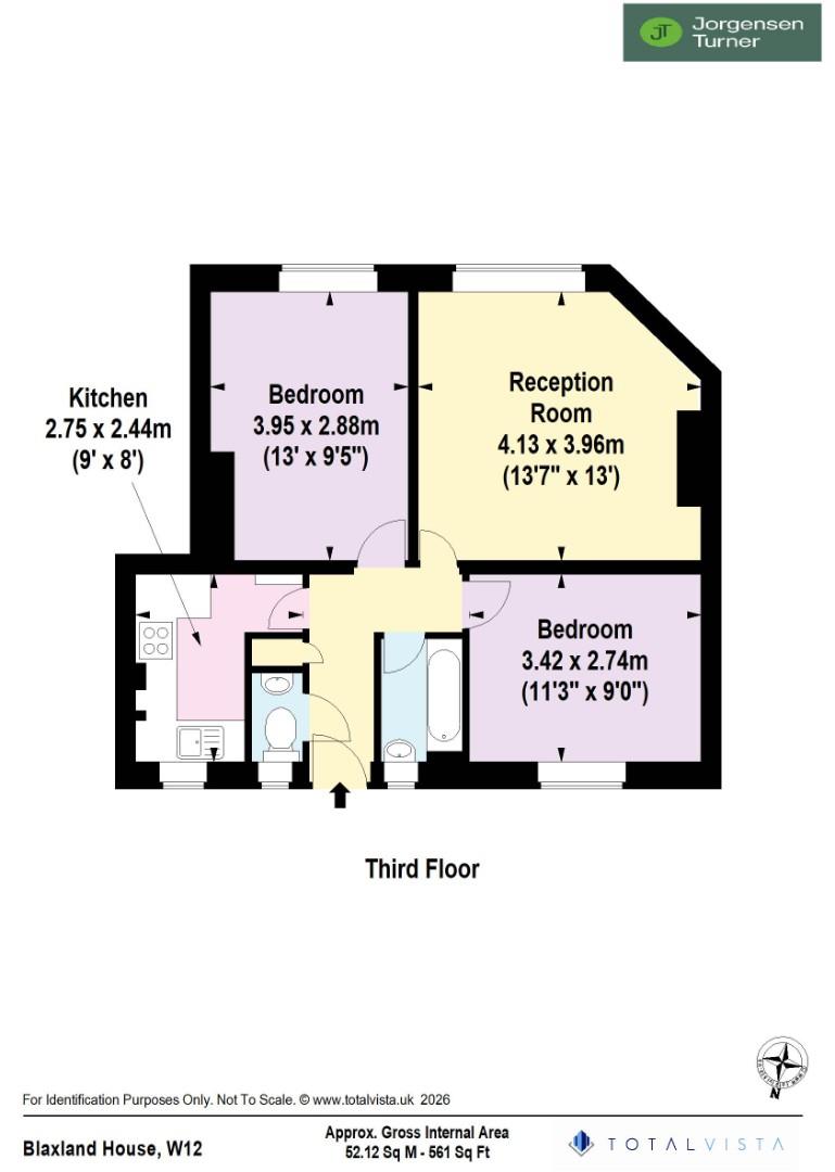 Flat 89, Blaxland House, White City Estate, London floorplan
