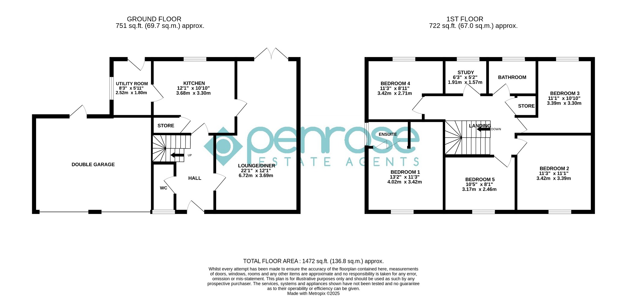 18, Blakeney Drive, Luton floorplan
