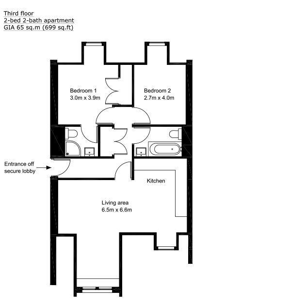 2 Bedrooms Flat to rent in Finchley Road, London NW3