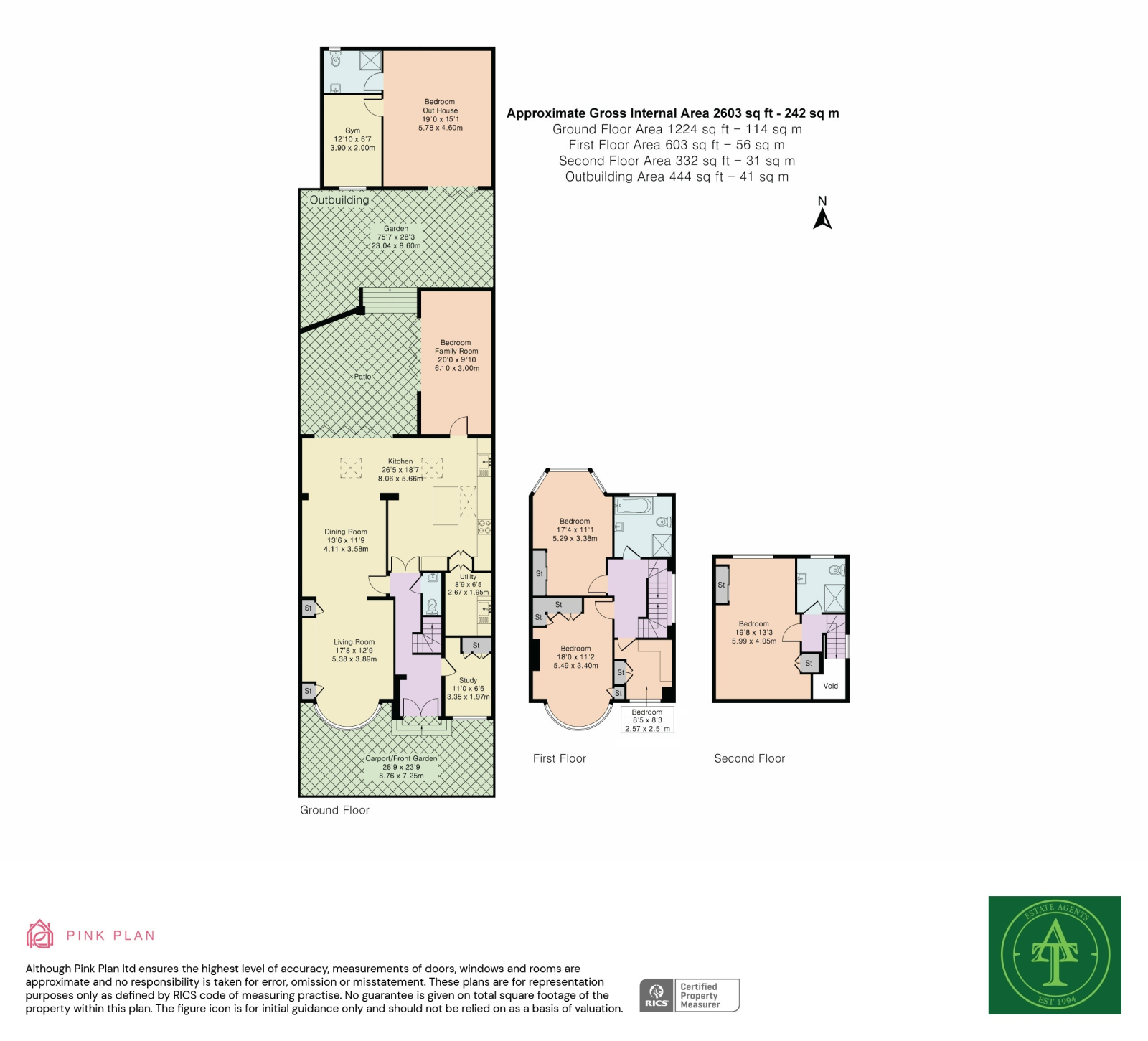 2 Holly Hill, London floorplan