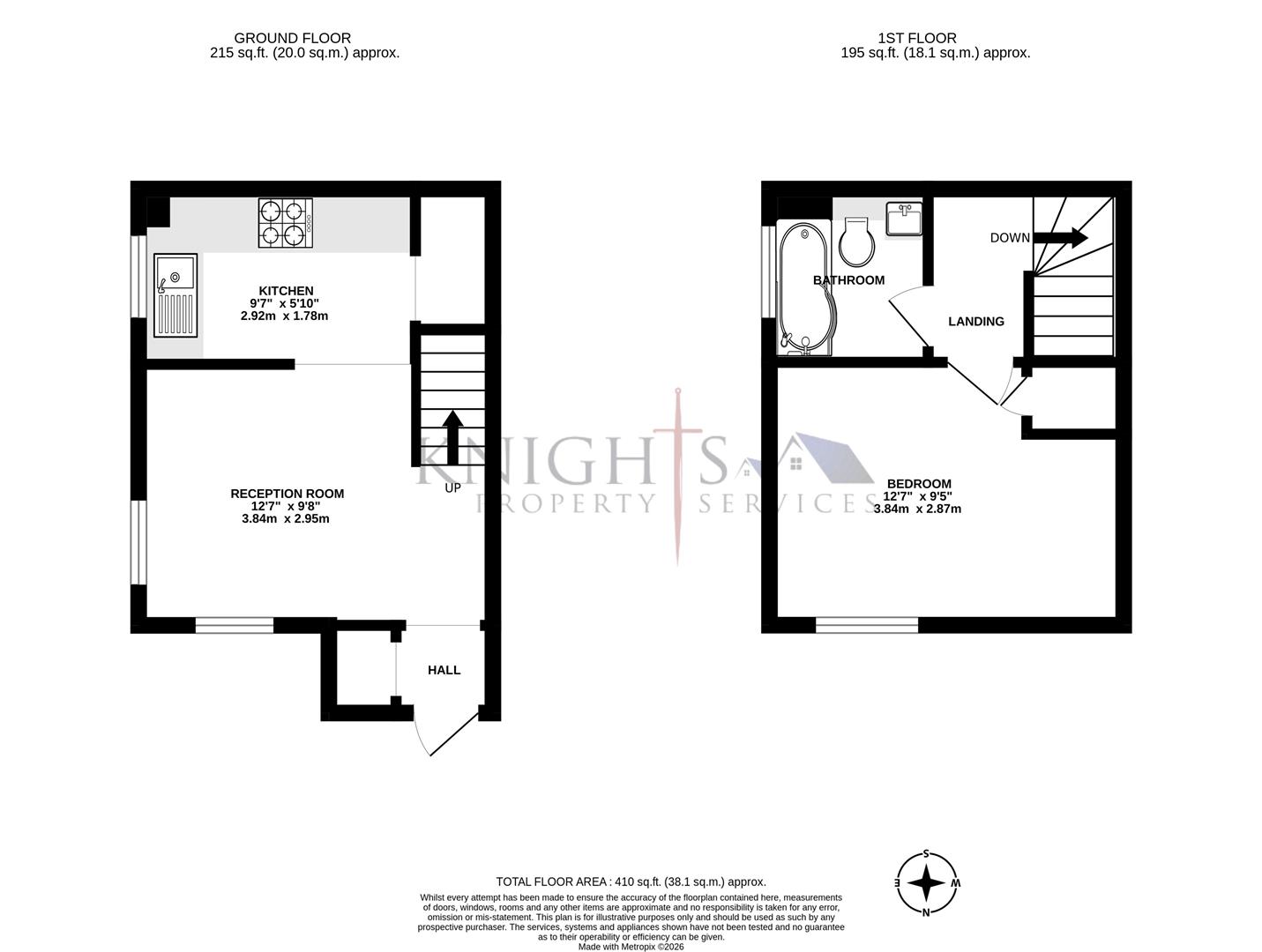 31, Blackdown Road, Camberley floorplan