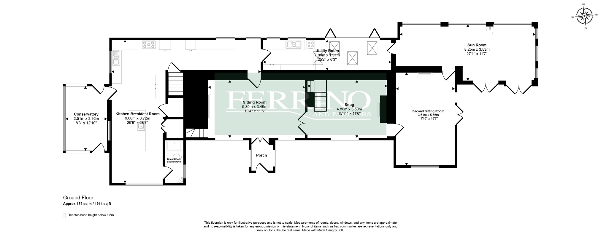 Chestnut House, Annex Potential, Guest Studio, Near Flaxley floorplan