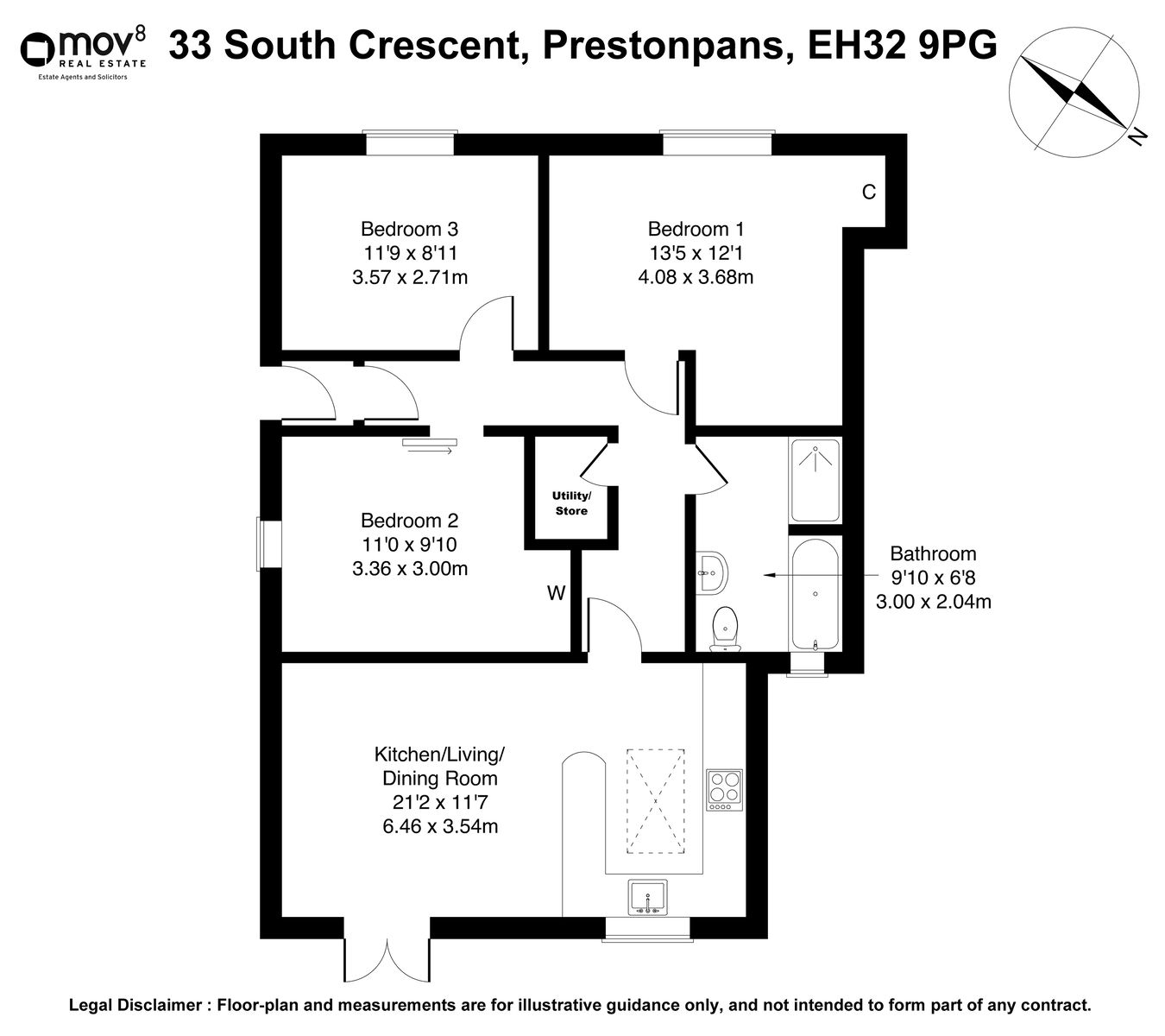 South Crescent, Prestonpans floorplan