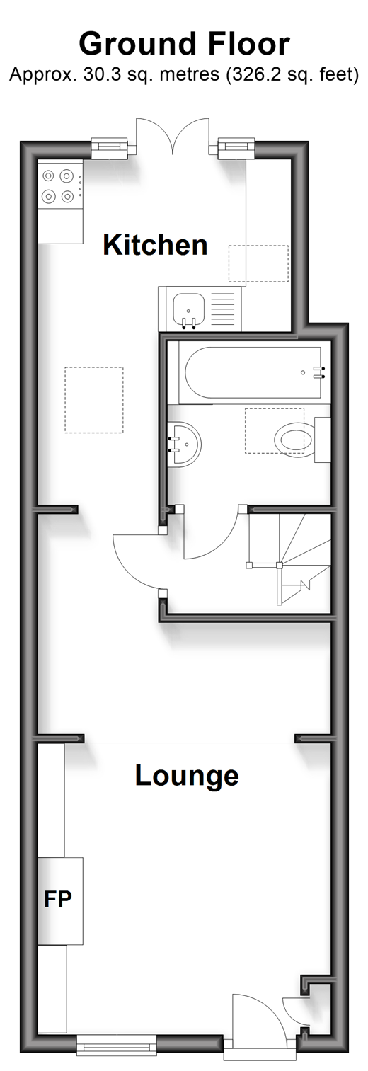 Thomas Street, Lewes floorplan