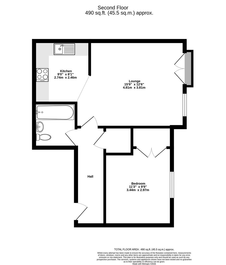 31 Middleton House, Lady Anne Court, York floorplan