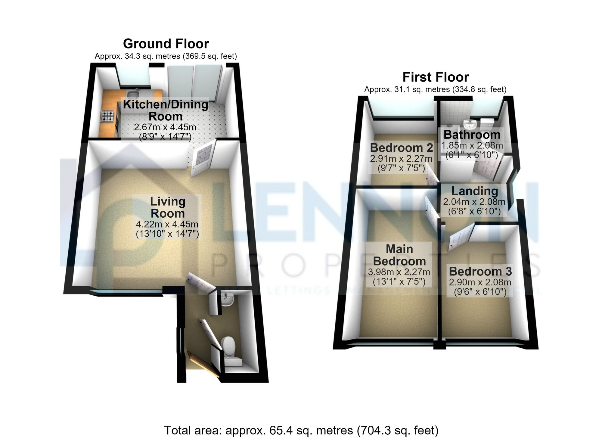 46 Woodhorn Farm, Newbiggin-By-The-Sea floorplan