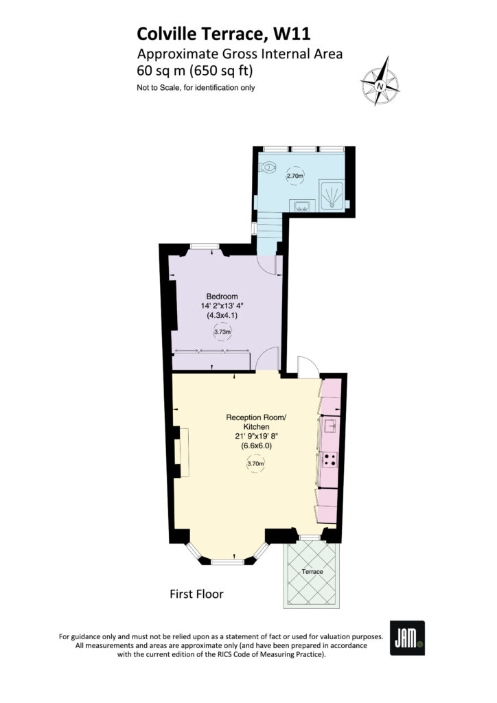 3@39, Colville Terrace, Notting Hill floorplan
