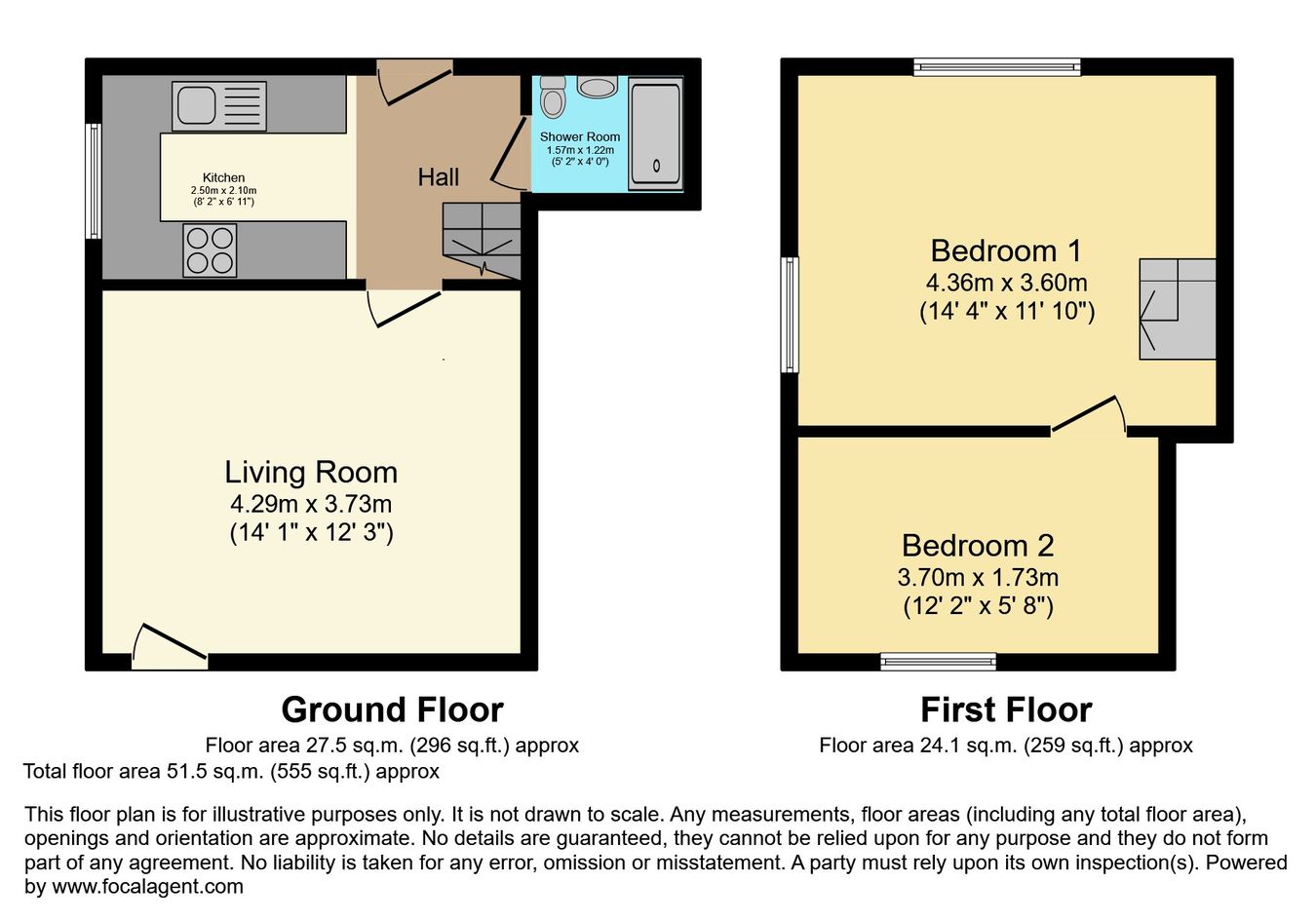 66, Southam Road, Leamington Spa floorplan
