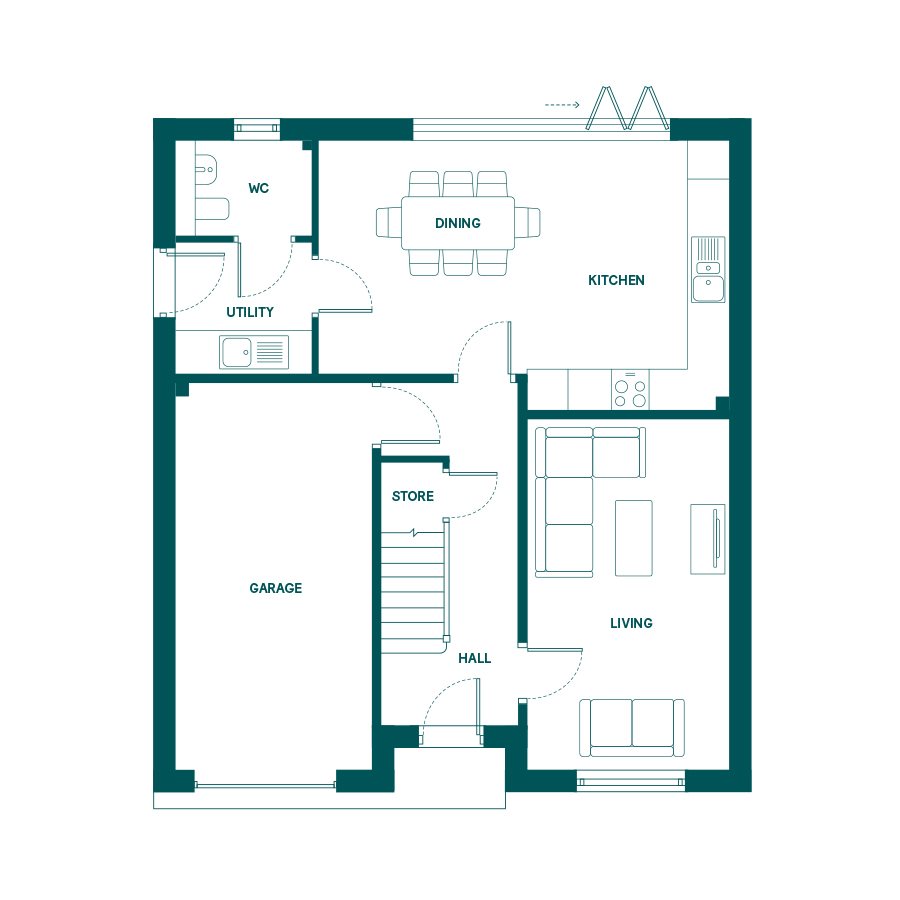 Plot 7, The Elvet, The Pastures, Gateforth Lane, North Yorkshire floorplan