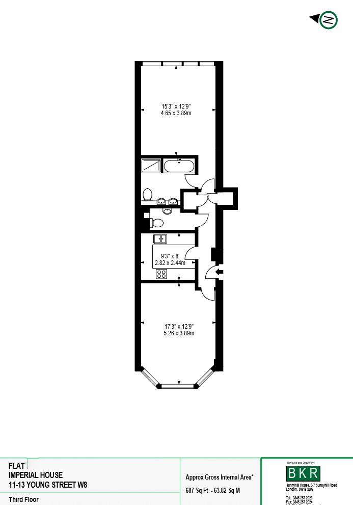 1 Bedrooms Flat to rent in Imperial House, Young Street, London W8