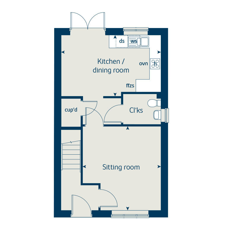 318, Sandy Lane, Northampton floorplan