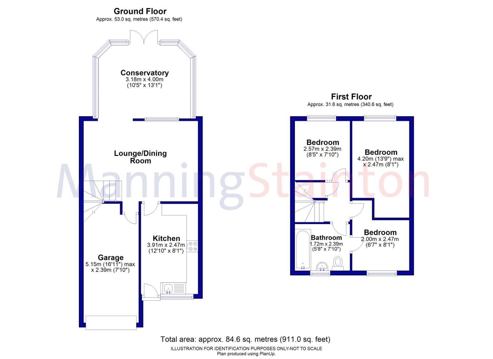 55, Kirkfield Lane, Leeds floorplan