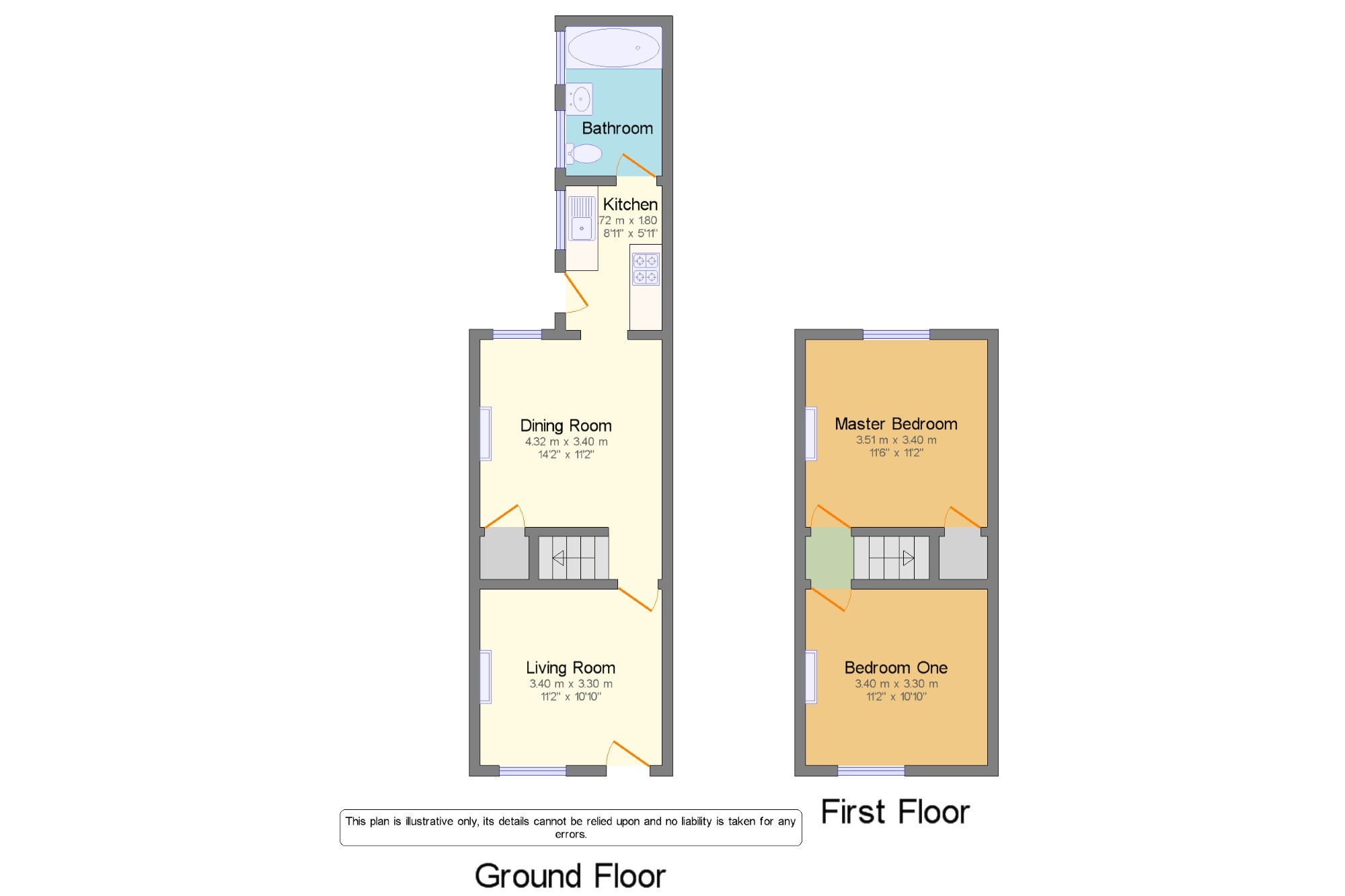 2 Bedrooms Terraced house for sale in Cross Street, Watford, Hertfordshire, . WD17