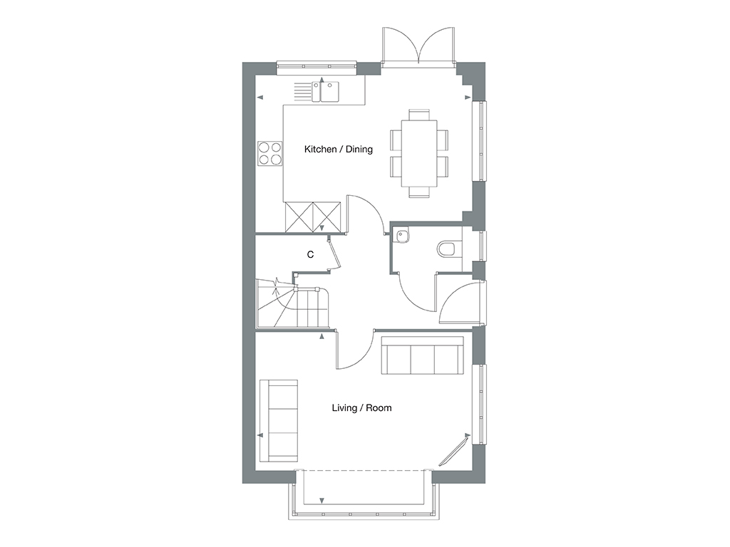 3 Bedrooms Semi-detached house for sale in The Millrose, Valebridge Road, Burgess Hill RH15