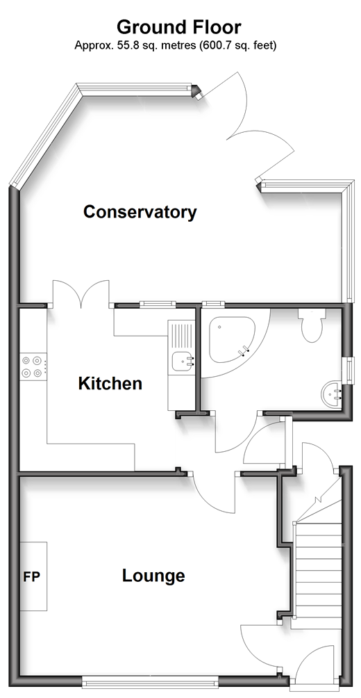 Beachy Path, Tenterden floorplan