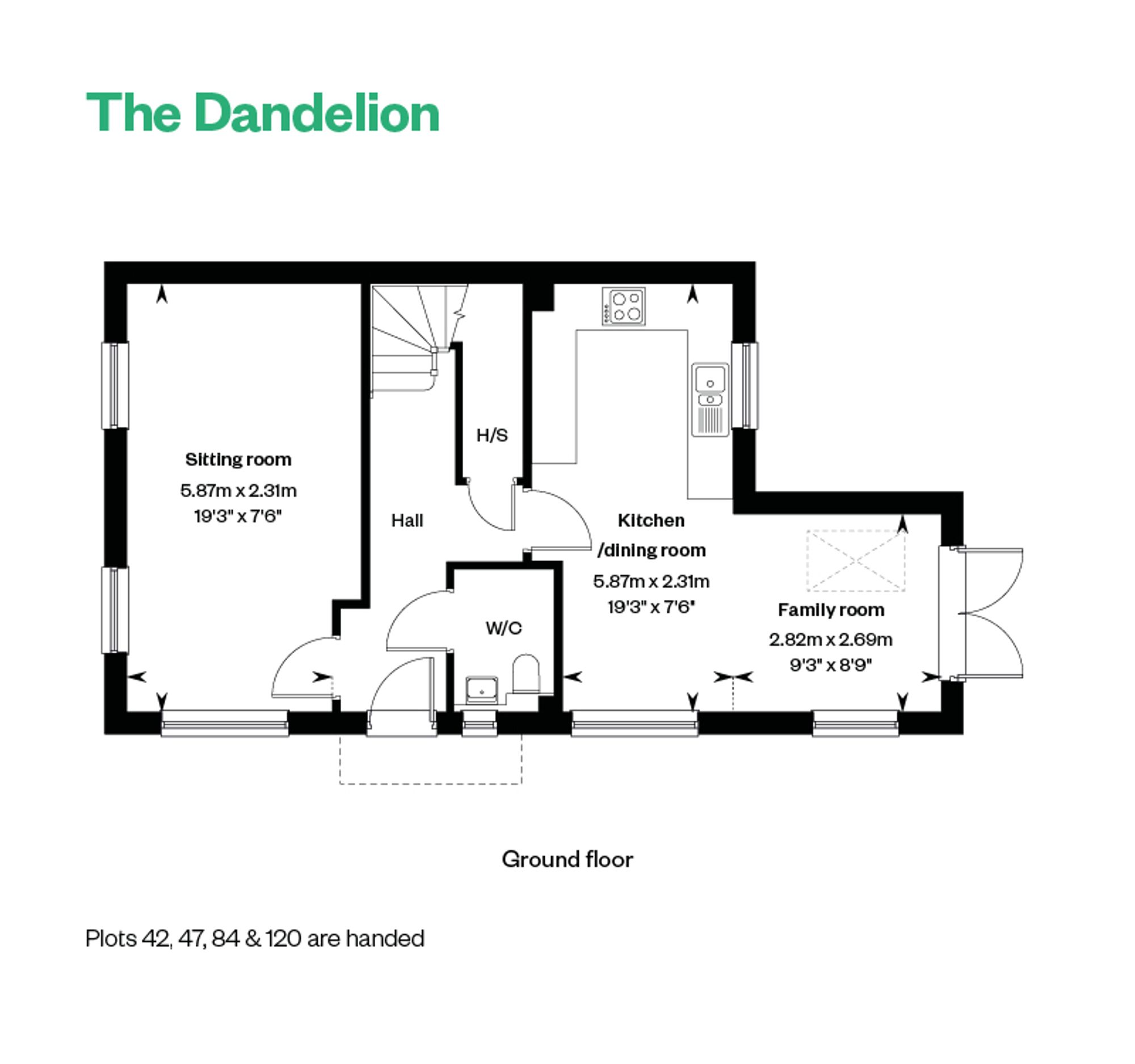 The Dandelion, Off Graves Paddock, Arlesey floorplan