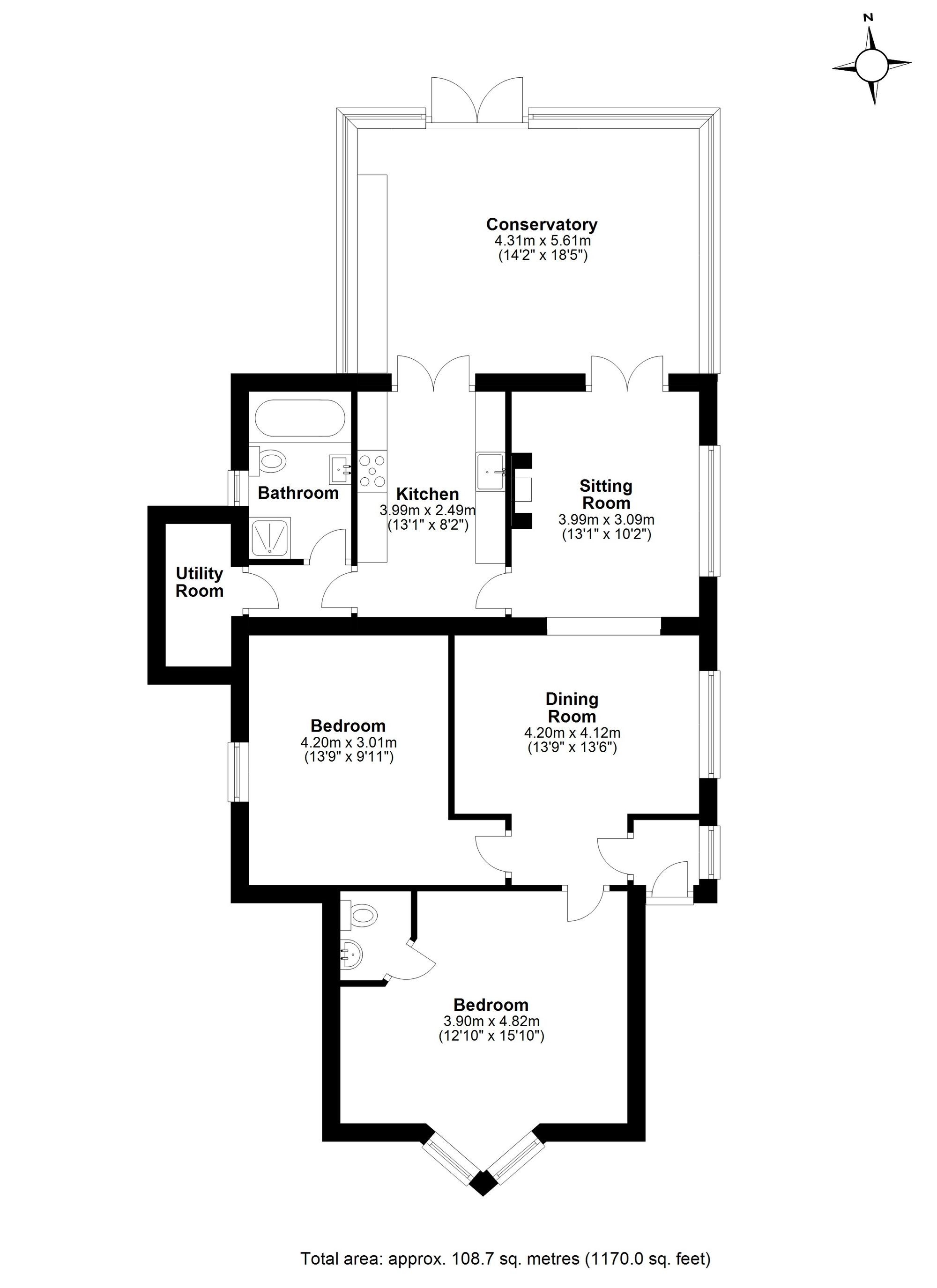 Dipwood Lodge Dipwood Road, Rowlands Gill floorplan
