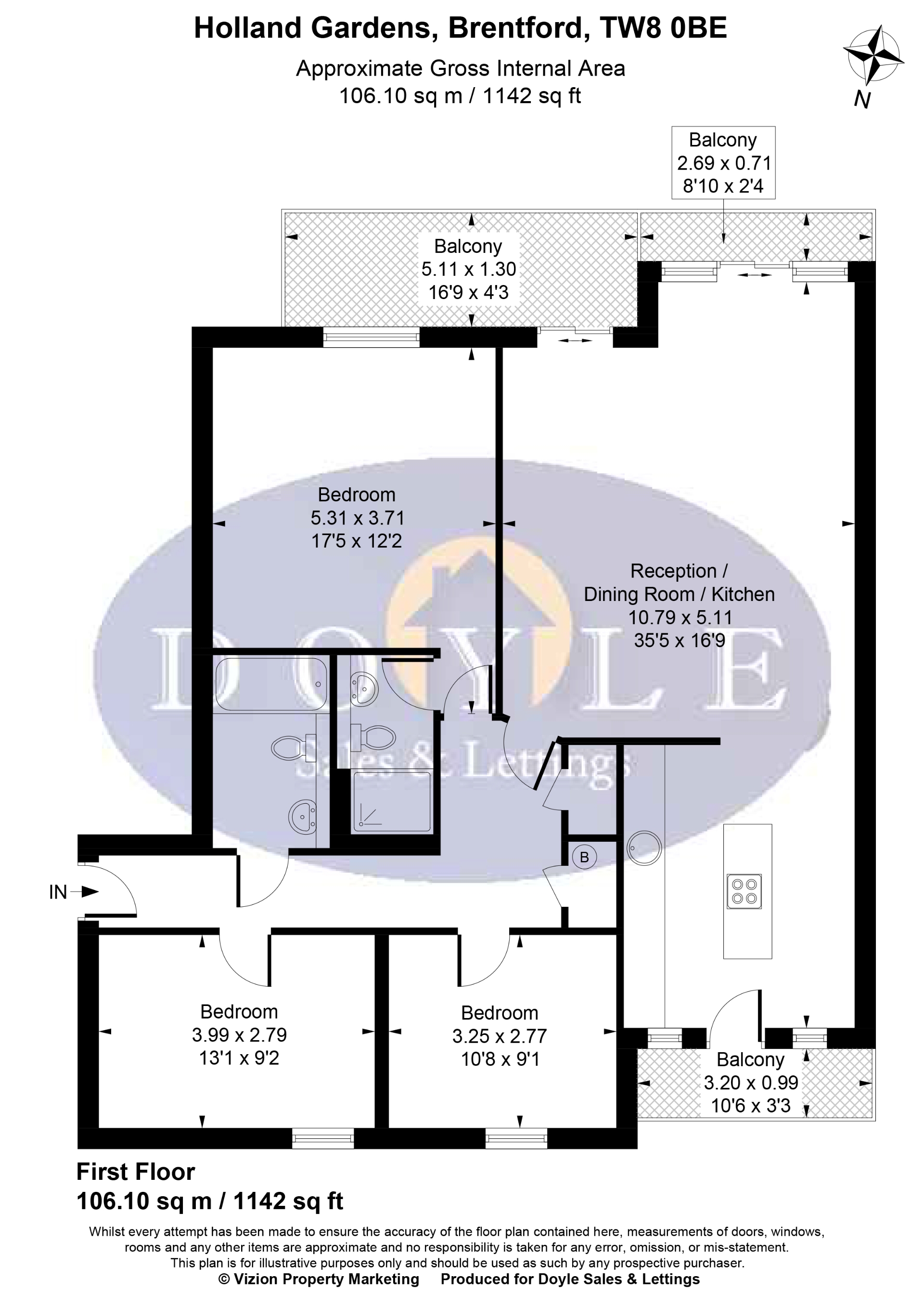 12, Holland Gardens, London floorplan