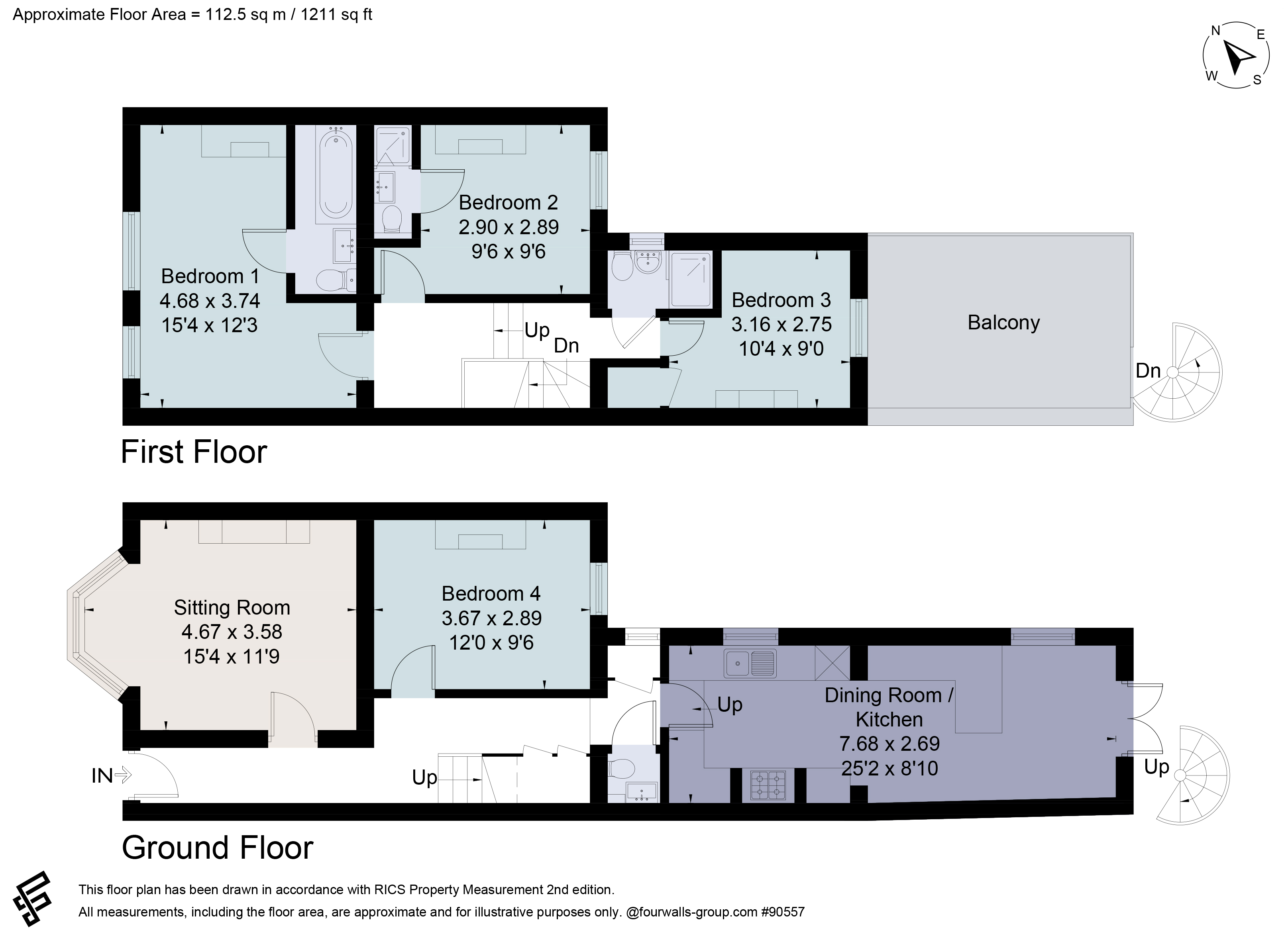 66, Parchment Street, Hampshire floorplan