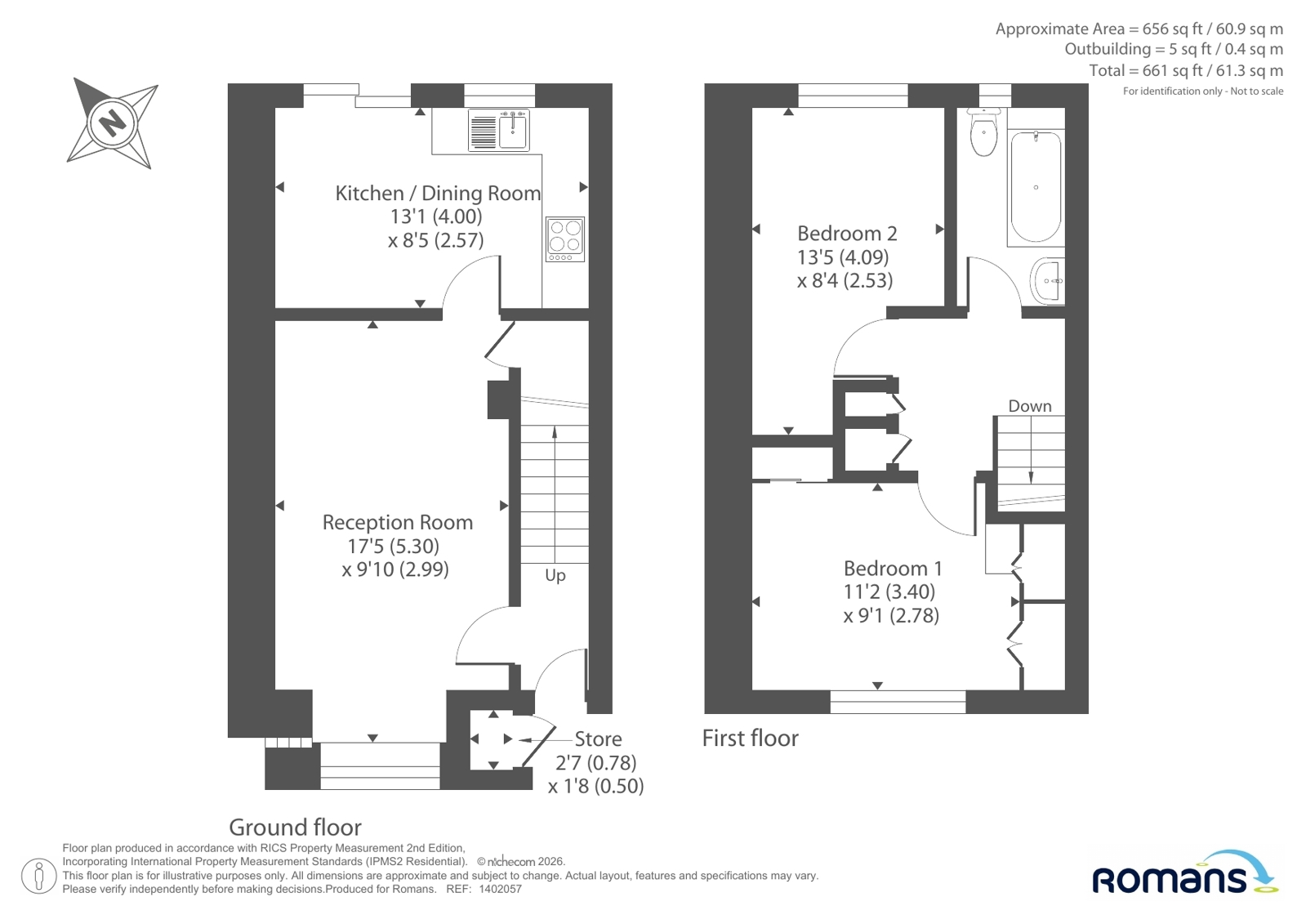 48, Armstrong Way, Reading floorplan