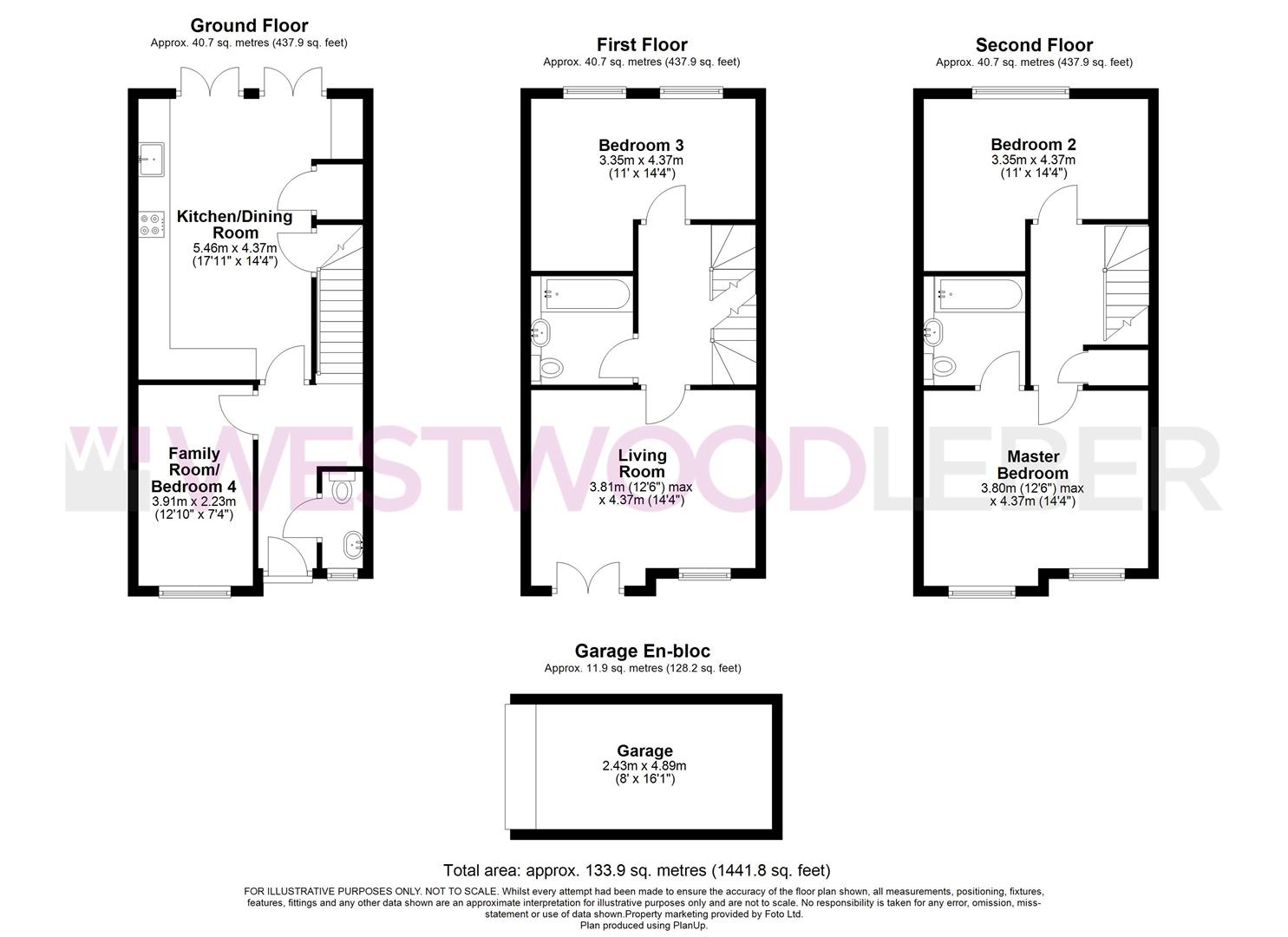 133, Plomer Avenue, Hoddesdon floorplan