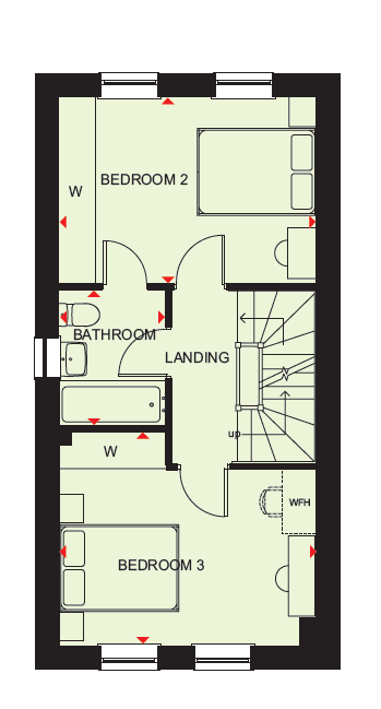 H852085, West Road, Bridport floorplan