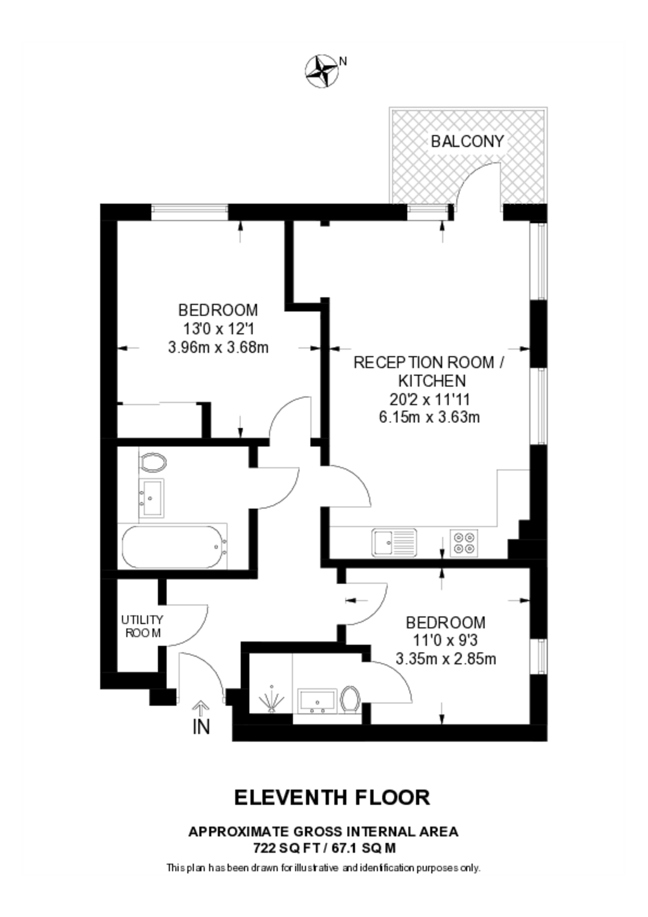 York Road, Battersea floorplan