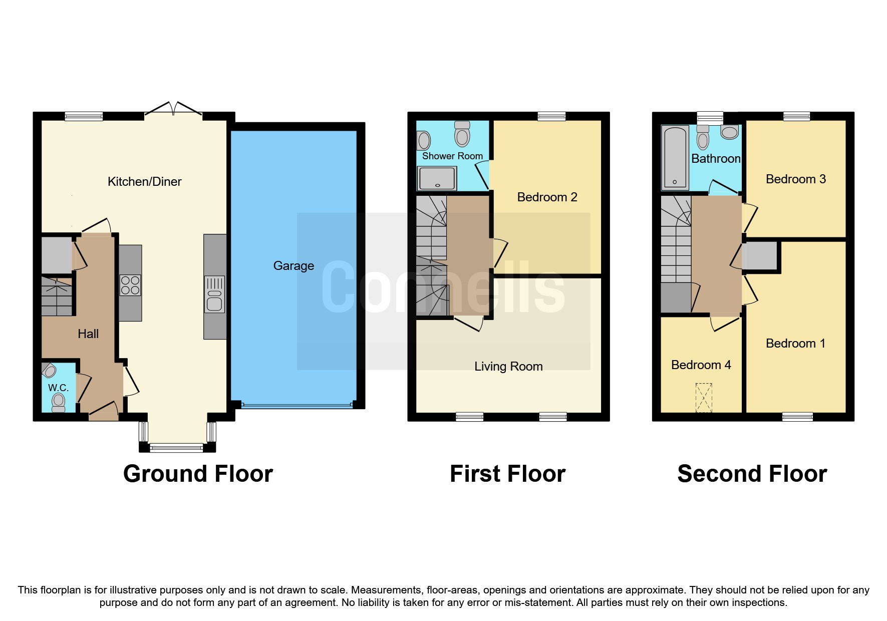 Watercress Rise, Biddenham, Bedford MK40, 4 bedroom semidetached house