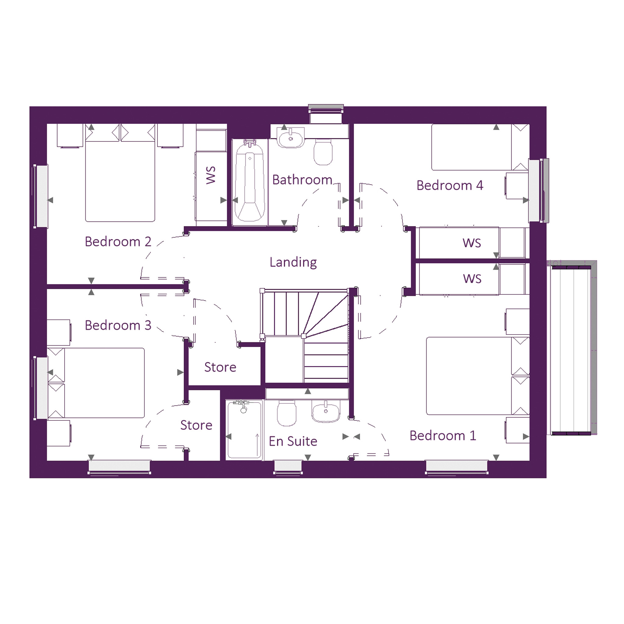 317, Blenheim Avenue, Brough floorplan