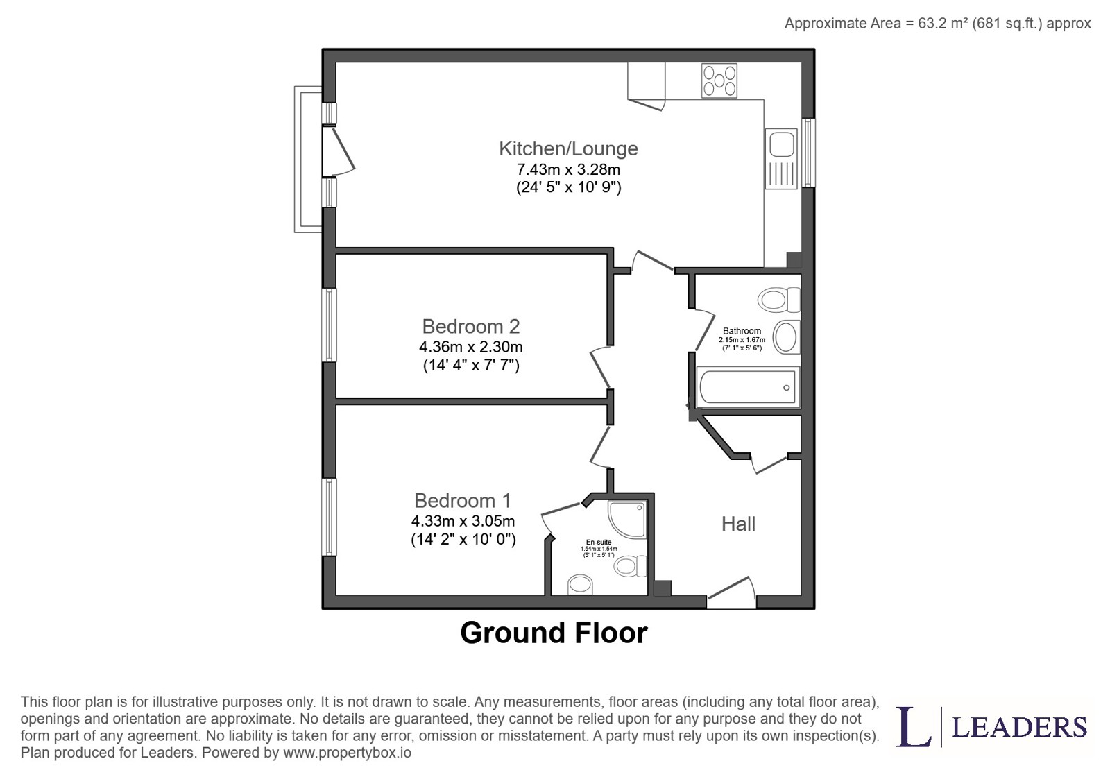9, St Augustines Court, Bishop`s Stortford floorplan