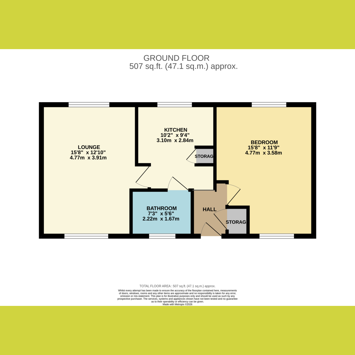35, Moorcroft, Rochford floorplan