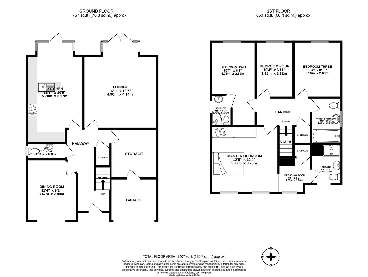 21, Topaz Way, Chorley floorplan