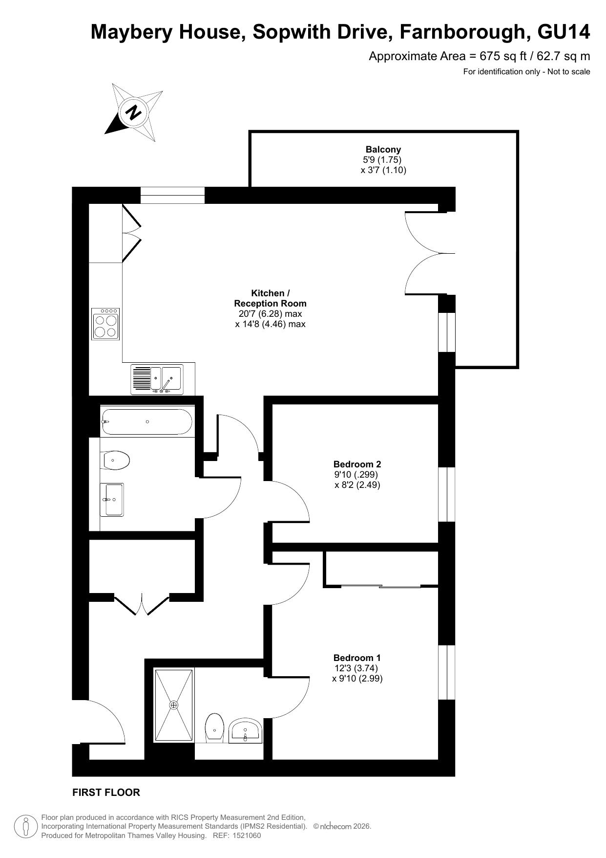 Maybery House Sopwith Drive, Farnborough floorplan
