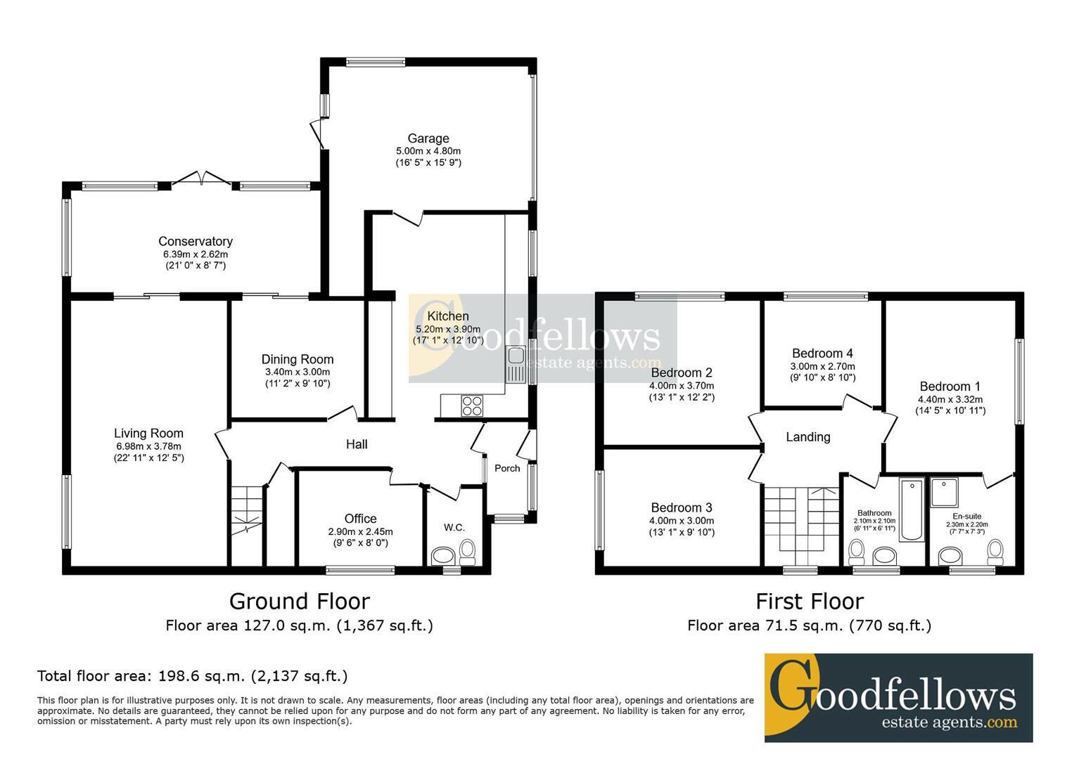 39, Beech Court, Ponteland floorplan
