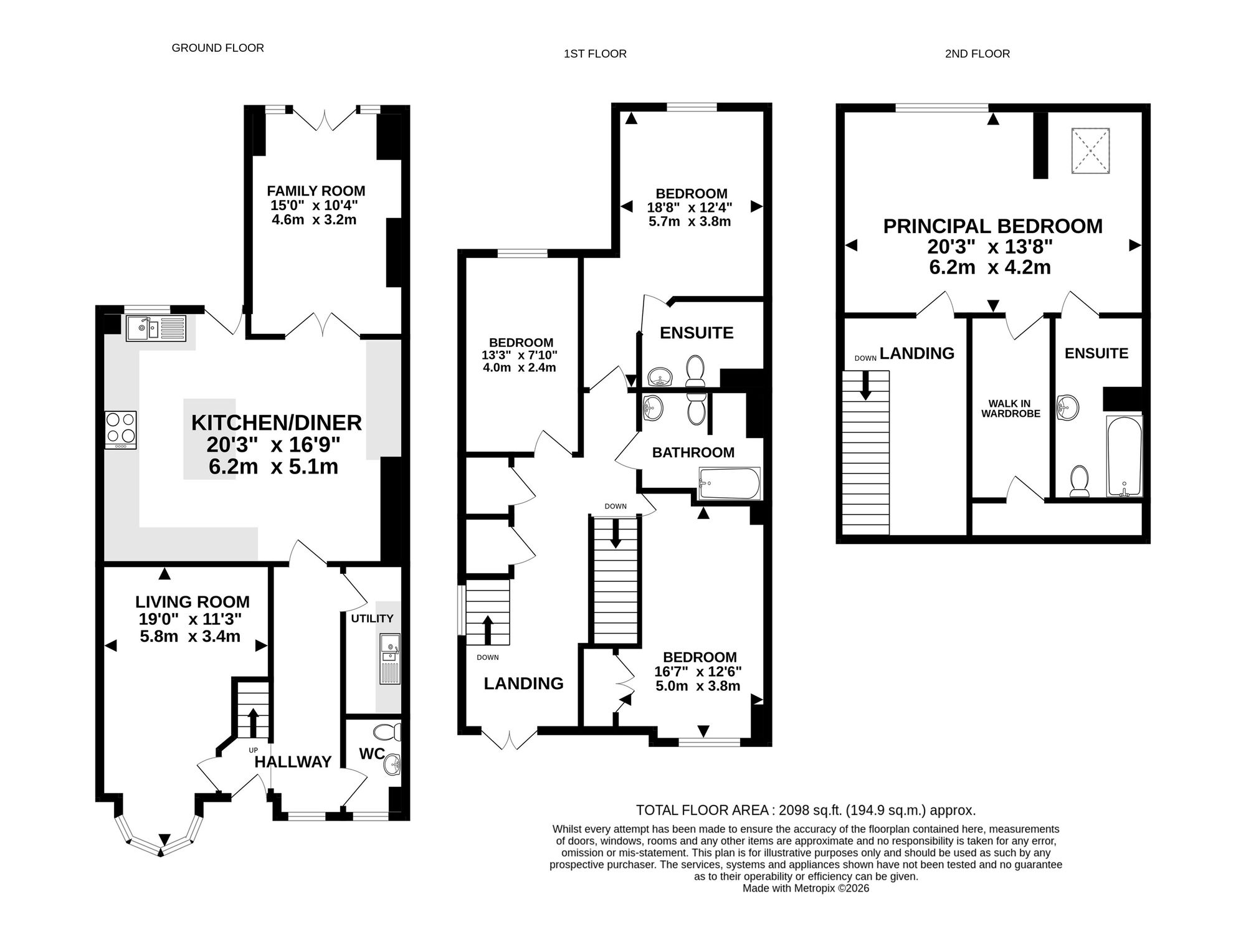 132b Cecil Road, Altrincham floorplan