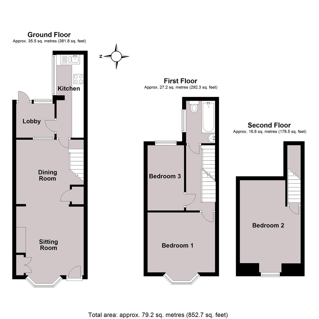 3 Bedrooms Terraced house to rent in Prospect Hill, Herne Bay CT6