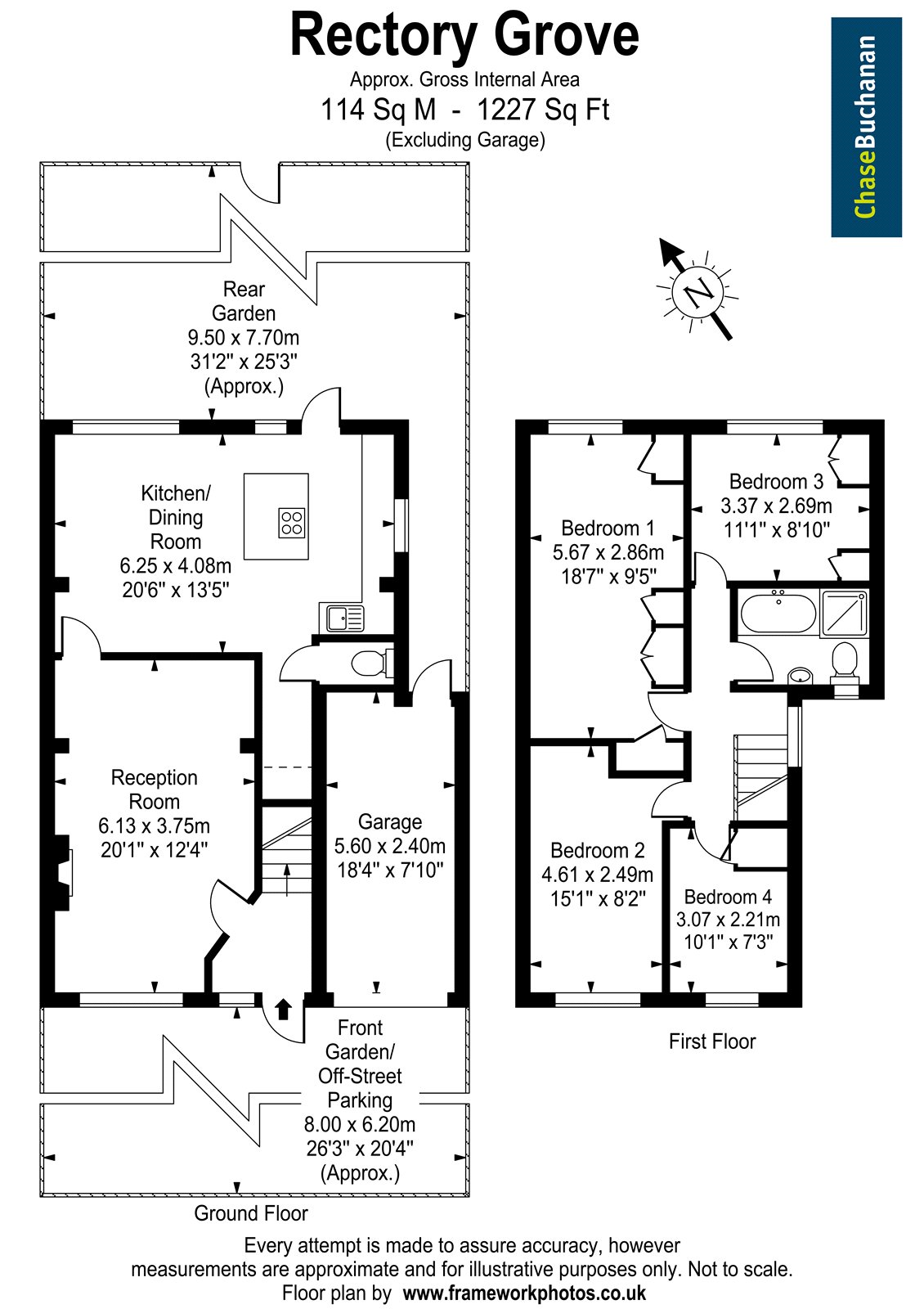 68, Rectory Grove, Hampton floorplan