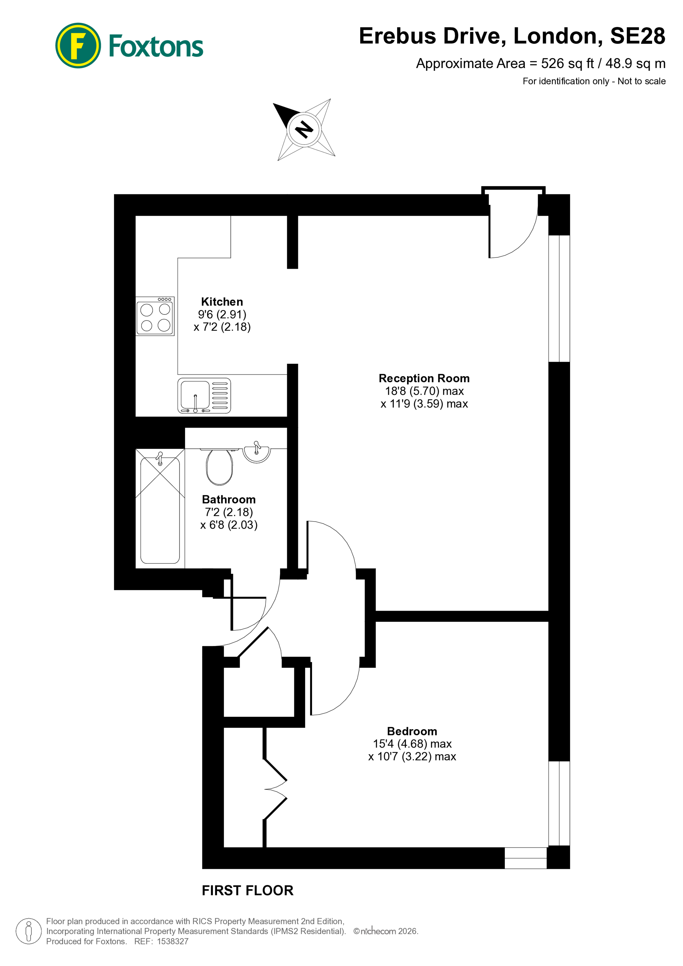 Cumberland House, Thamesmead floorplan