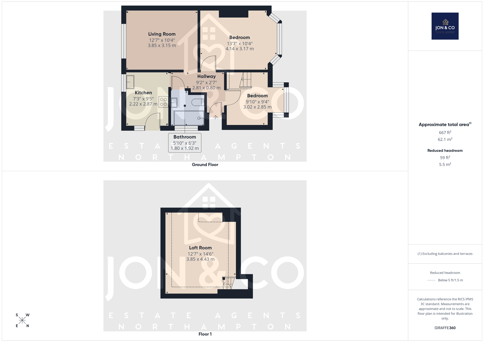 22, Bibury Crescent, Northampton floorplan
